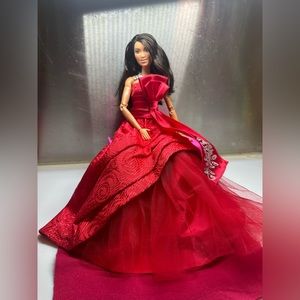 The Duchess of Sussex Meghan Markle Barbie MADE TO MOVE in a Red Signature dress
